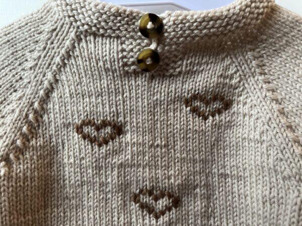Knitted baby blouse - Sweetheart - Image 7