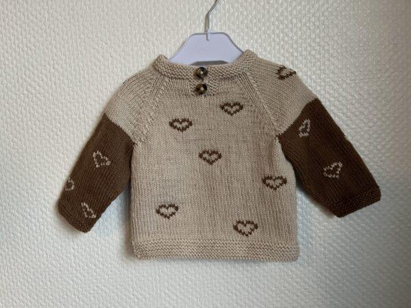 Knitted baby blouse - Sweetheart - Image 6