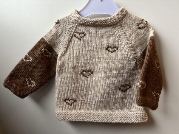 Knitted baby blouse - Sweetheart - Image 12