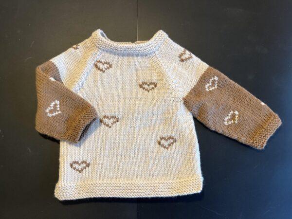 Knitted baby blouse - Sweetheart - Image 4