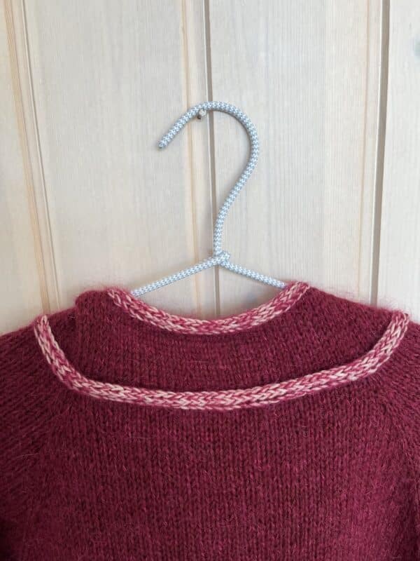 Knitted hoodie, pattern - Image 3