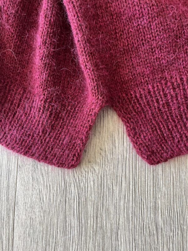 Knitted hoodie, pattern - Image 4
