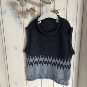 Strikket vest